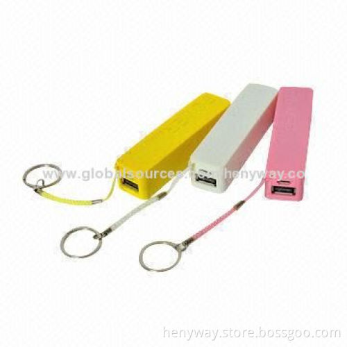 2,500mAh Mobile Power Banks with USB 5V Charge Especially for iPad, iPhone and More